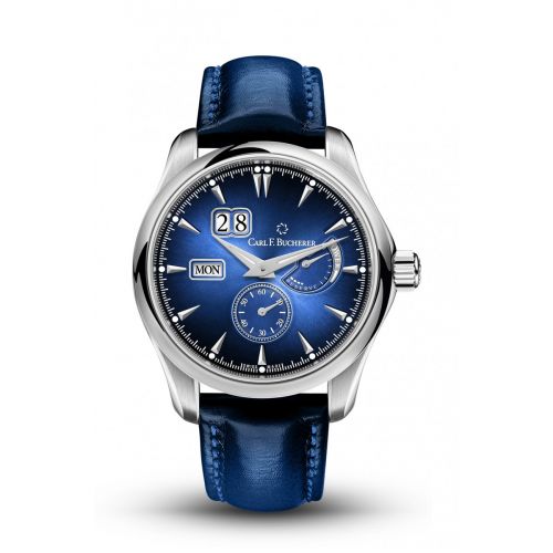 Carl F. Bucherer Manero PowerReserve Stainless Steel Blue