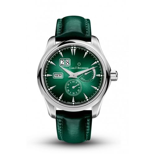 Carl F. Bucherer Manero PowerReserve Stainless Steel Blue