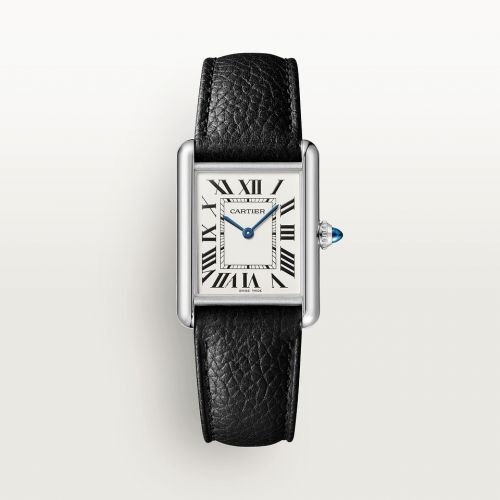 Cartier Tank Must Large Quartz Stainless Steel Silver