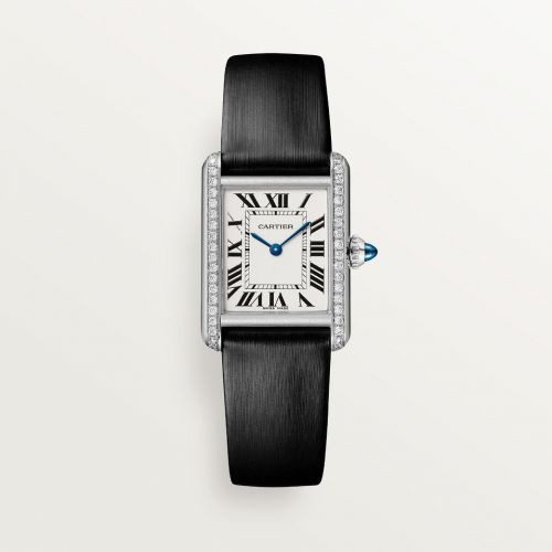 Cartier Tank Must Small Quartz Stainless Steel - Diamond Silver