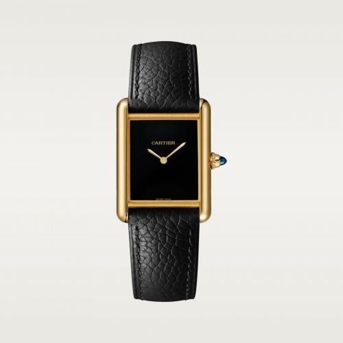 Cartier Tank Louis Cartier Large Manual Yellow Gold Black