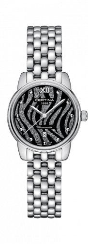 Certina DS-8 Lady Stainless Steel Black Bracelet