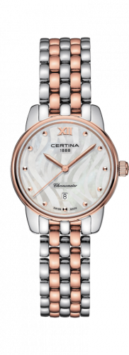 Certina DS-8 Lady Stainless Steel - Rose Gold MOP Bracelet