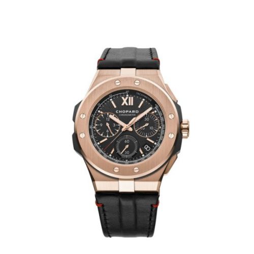 Chopard Alpine Eagle XL Chronograph Rose Gold TItanium Black