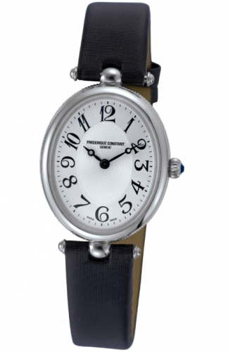 Frederique Constant Art Deco Oval Stainless Steel Silver