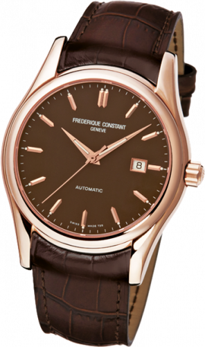 Frederique Constant Clear Vision Automatic Rose Gold Brown