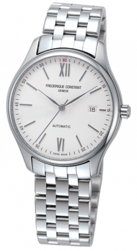Frederique Constant Index Automatic Stainless Steel Silver Bracelet