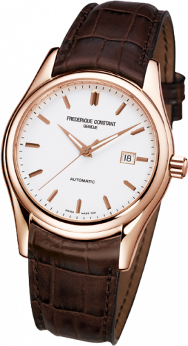 Frederique Constant Clear Vision Automatic Rose Gold White