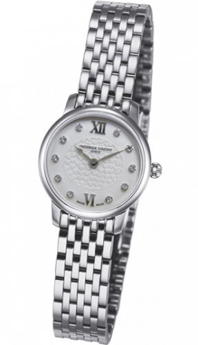 Frederique Constant Slimline Mini Stainless Steel Silver Bracelet