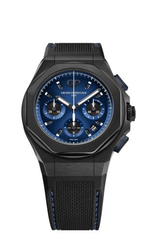 Girard-Perregaux Laureato Absolute Chronograph Titanium PVD Blue