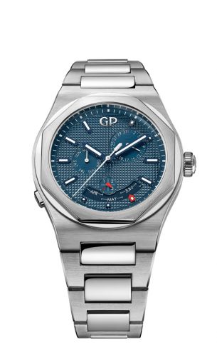 Girard-Perregaux Laureato Perpetual Calendar Stainless Steel Blue
