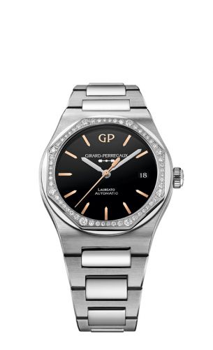 Girard-Perregaux Laureato 38 Automatic Stainless Steel Diamond Black Infinity Edition