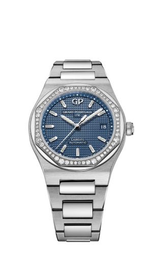 Girard-Perregaux Laureato 38 Automatic Stainless Steel Diamond Blue