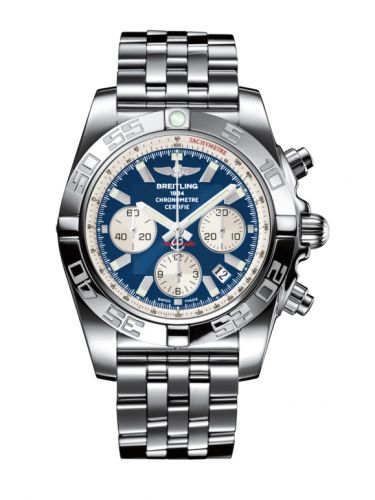 Breitling Chronomat 44 Stainless Steel Blue Bracelet