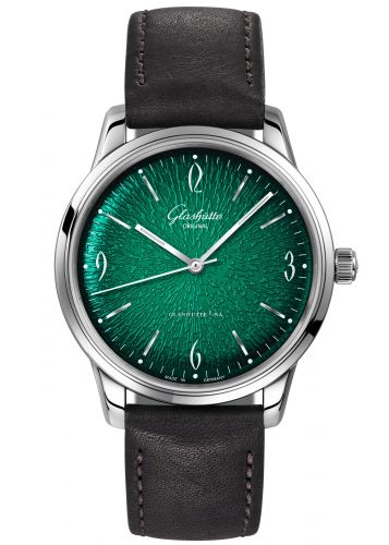 Glashütte Original Sixties Stainless Steel Green Calf Pin Annual Edition