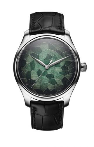 H. Moser & Cie Endeavour Centre Seconds Stainless Steel Mosaic Green Concept