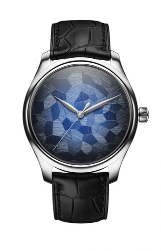 H. Moser & Cie Endeavour Centre Seconds Stainless Steel Mosaic Blue Concept