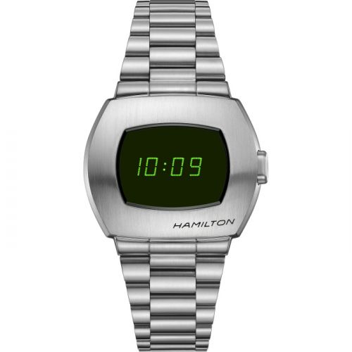 Hamilton PSR Digital Quartz Stainless Steel Green