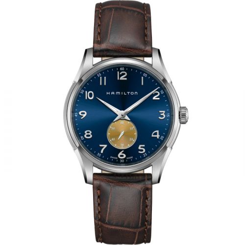 Hamilton Jazzmaster Thinline Small Second Quartz Stainless Steel Blue
