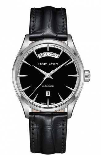 Hamilton Jazzmaster 42 Day Date Stainless Steel Black