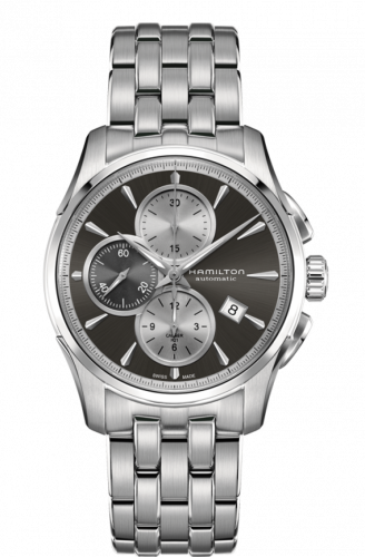 Hamilton Jazzmaster Auto Chrono 42 Stainless Steel Grey Bracelet