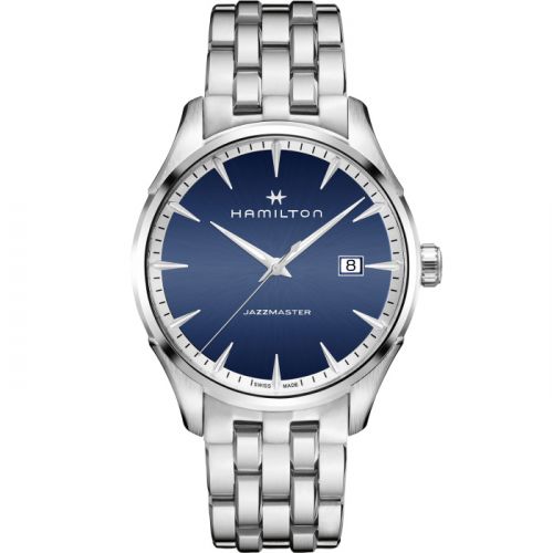 Hamilton Jazzmaster Quartz Stainless Steel Blue
