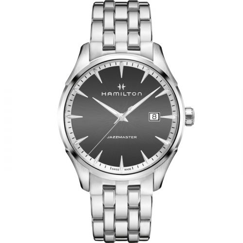 Hamilton Jazzmaster Quartz Stainless Steel Grey Bracelet