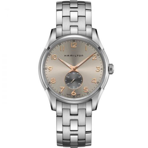 Hamilton Jazzmaster Thinline Small Second Quartz Stainless Steel Grey Bracelet