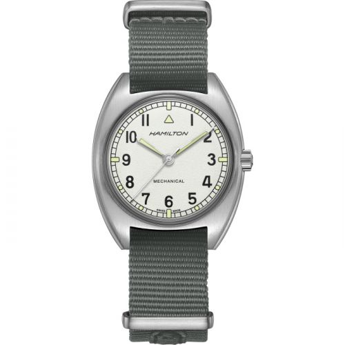 Hamilton Khaki Aviation Pilot Pioneer Mechanical White