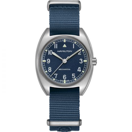 Hamilton Khaki Aviation Pilot Pioneer Mechanical Blue