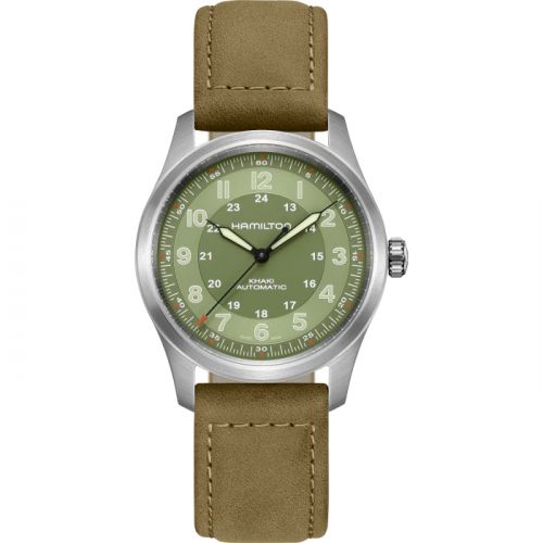 Hamilton Khaki Field Titanium Auto 38 Green