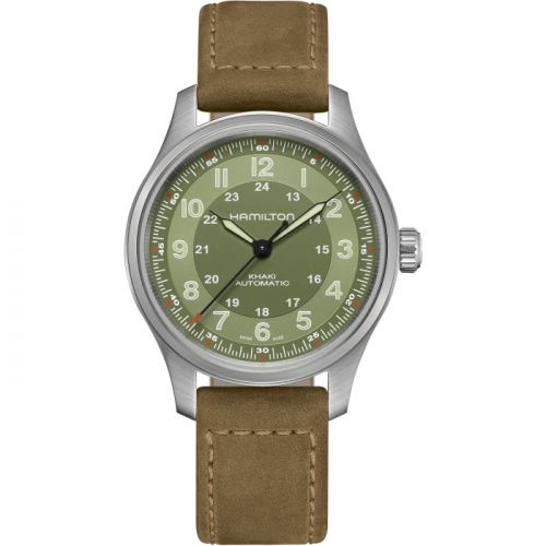 Hamilton Khaki Field Titanium Auto Green