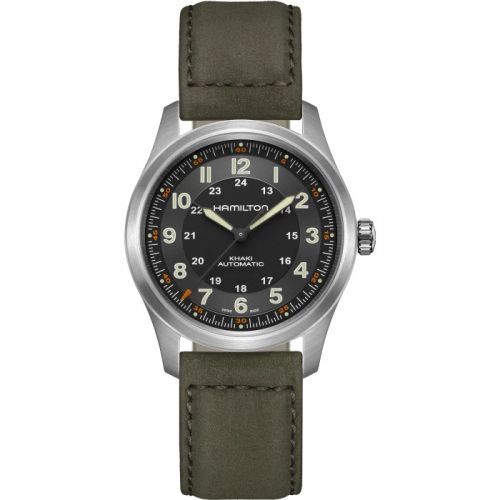 Hamilton Khaki Field Titanium Auto 38 Black