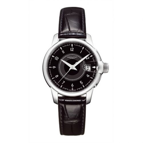 Hamilton Railroad 38 Auto Stainless Steel Black