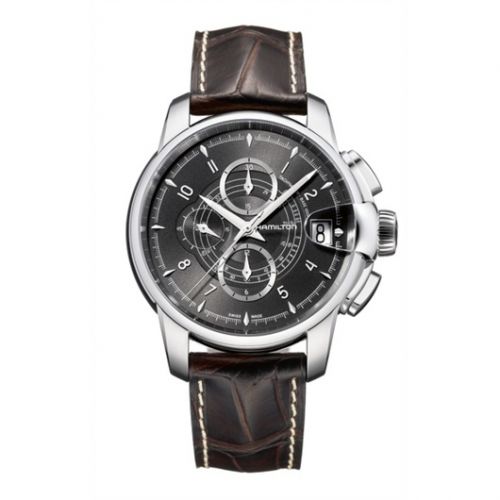 Hamilton Railroad 46 Chrono Stainless Steel Black