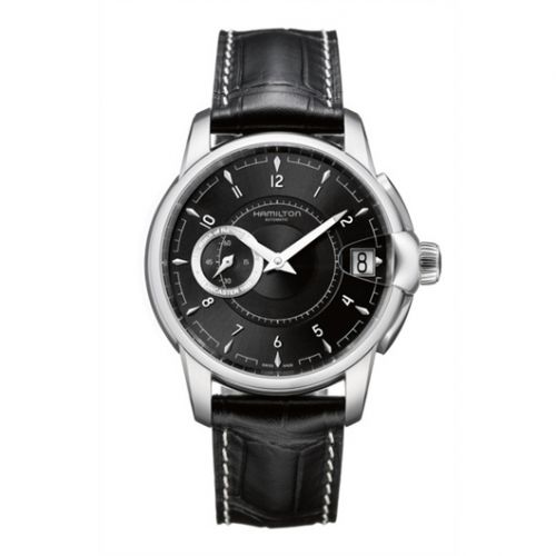 Hamilton Railroad 44 Small Second Auto Stainless Steel Black