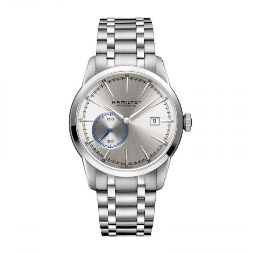 Hamilton Railroad 42 Small Second Auto Stainless Steel Silver Bracelet