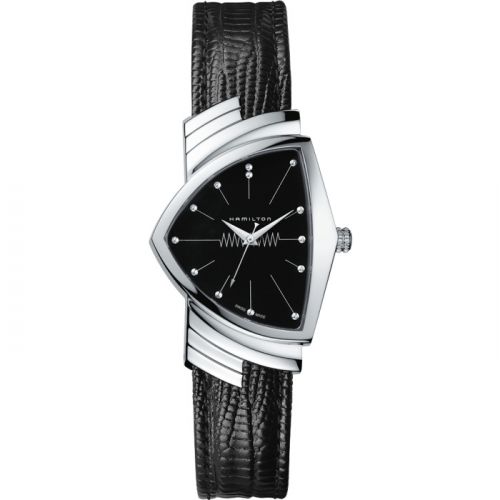 Hamilton Ventura Gents Stainless Steel Black