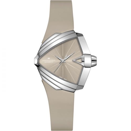 Hamilton Ventura S Auto Stainless Steel Brown