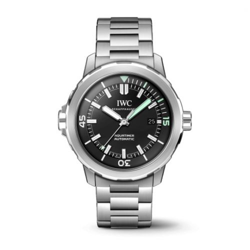 IWC Aquatimer Automatic Stainless Steel Black Bracelet