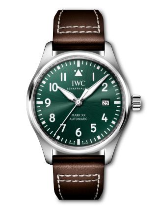 IWC Pilot's Watch Mark XX Stainless Steel Green