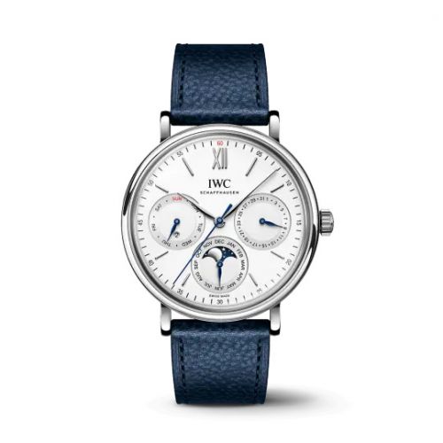 IWC Portofino Perpetual Calendar Stainless Steel Silver