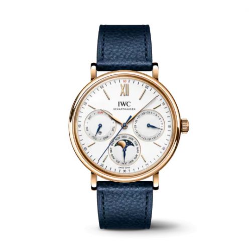 IWC Portofino Perpetual Calendar Rose Gold Silver