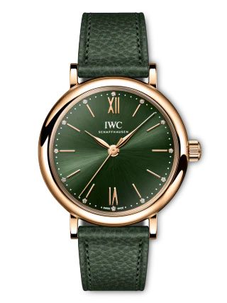 IWC Portofino 34 Red Gold Green