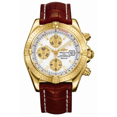 Breitling Chronomat Evolution Yellow Gold White