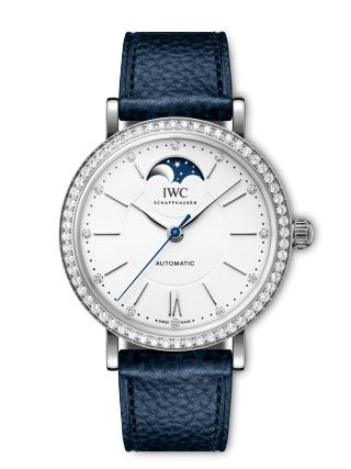 IWC Portofino Automatic Moon Phase 37 Stainless Steel - Diamond Silver