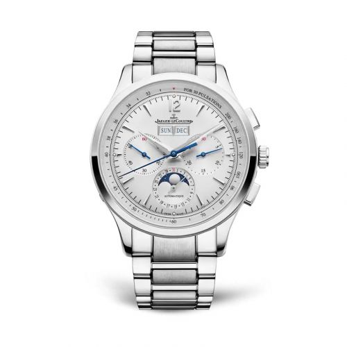 Jaeger-LeCoultre Master Control Chronograph Calendar Stainless Steel Silver Bracelet