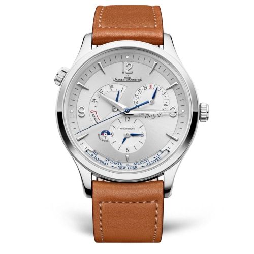 Jaeger-LeCoultre Master Control Geographic Stainless Steel Silver Calf