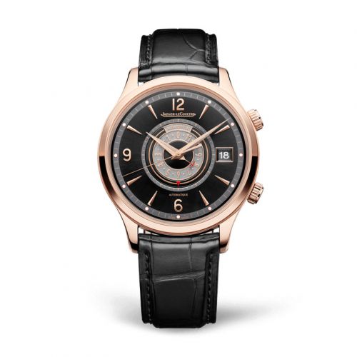 Jaeger-LeCoultre Master Control Memovox Timer Pink Gold Black