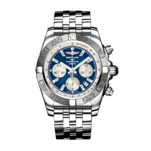 Breitling Chronomat 44 Stainless Steel Blue Bracelet